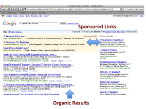 Google Search Engine Results Page