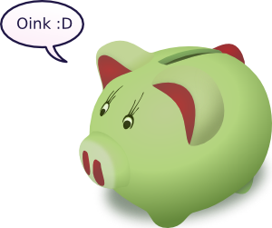 Piggy Bank for the money you'll save