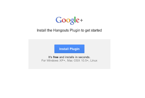 Install Hangouts Plugin