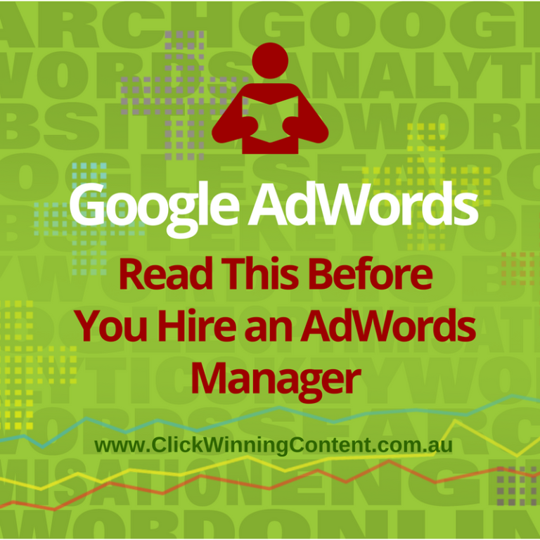 Read This Before You Hire an AdWords Manager Read This Before You Hire an AdWords Manager