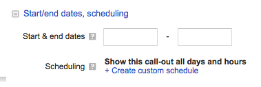 Call-out scheduling