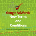 Google AdWords: New Terms and Conditions